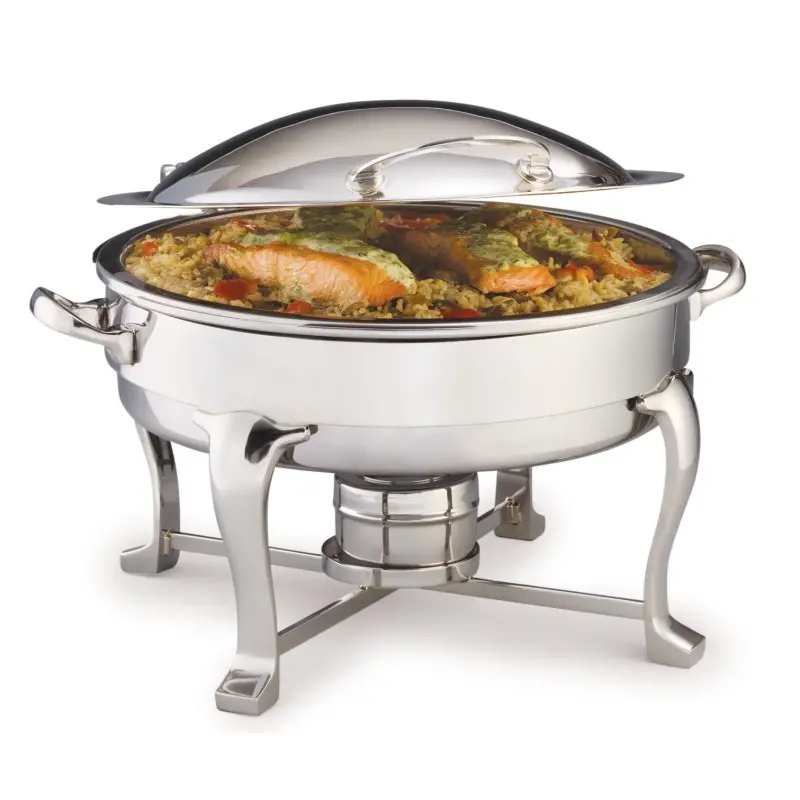 DW Haber Chafer Millennium 2 Gal Round Hinged Stainless Steel