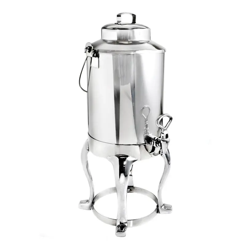 DW Haber Milk Dispenser Millennium 5 1/2 qt insulated with Ice Sleeve Stainless Steel DW Haber Milk Dispenser Millennium 5 1/2 qt insulated with Ice Sleeve Stainless Steel