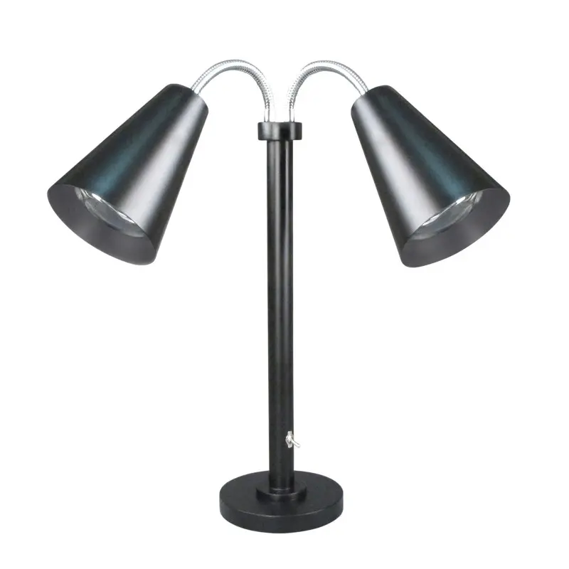 DW Haber Portable Heat Lamp Modern Double Heads Black DW Haber Portable Heat Lamp Modern Double Heads Black