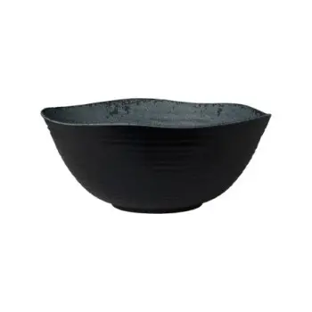 Creations Buffet Medium Round Bowl 11 1/4 in x 4 5/8 in (1 Gal) Pompeii Slate - Set of 8