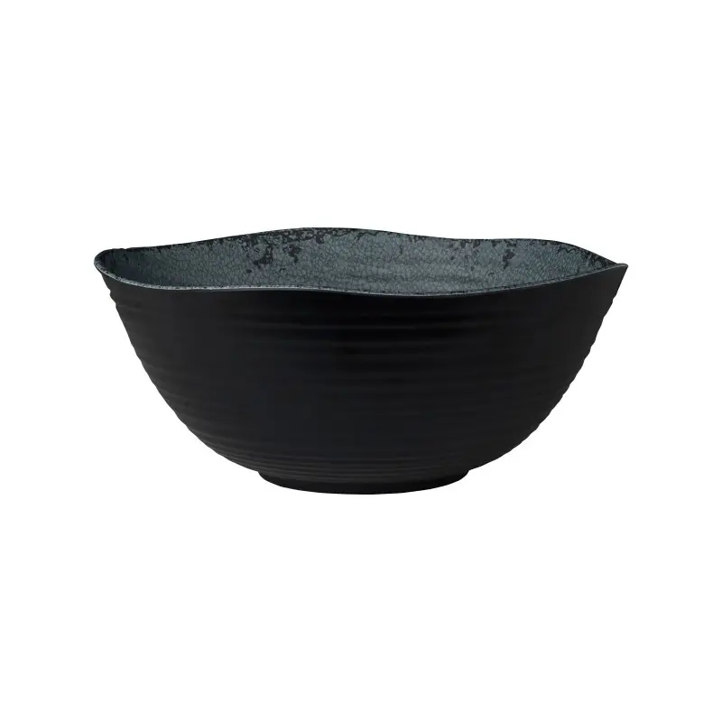 Creations Buffet Medium Round Bowl 11 1/4 in x 4 5/8 in (1 Gal) Pompeii Slate - Set of 8