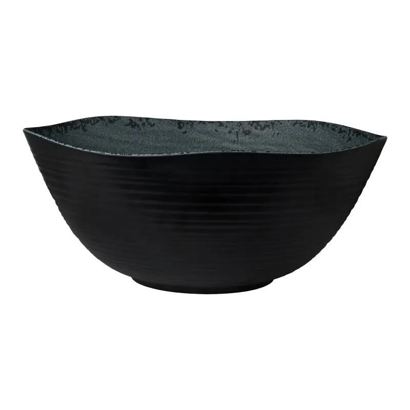Creations Buffet Large Round Bowl 16 1/4 in x 6 7/8 in (3 3/8 Gal) Pompeii Slate - Set of 4