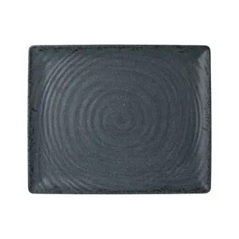 Creations Buffet Gastronorm Rectangle 12 3/4 in x 10 5/8 in x 1 in Pompeii Slate - Set of 10