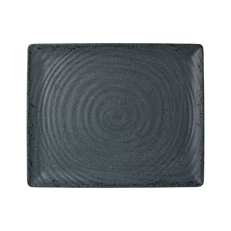 Creations Buffet Gastronorm Rectangle 12 3/4 in x 10 5/8 in x 1 in Pompeii Slate - Set of 10