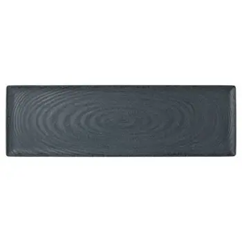 Creations Buffet Gastronorm Rectangle 20 7/8 in x 6 1/2 in x 1 in Pompeii Slate - Set of 10