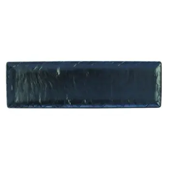Creations Melamine Gastronorm Rectangle 21 in x 6 3/8 in Slate - Set of 12