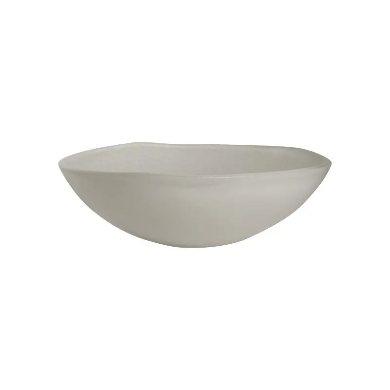 My Glass Studio Serving Bowl 10 1/8 in x 3 3/8 in (2 1/4 qt) Mid Modern Solid Cream - Set of 4 My Glass Studio Serving Bowl 10 1/8 in x 3 3/8 in (2 1/4 qt) Mid Modern Solid Cream - Set of 4