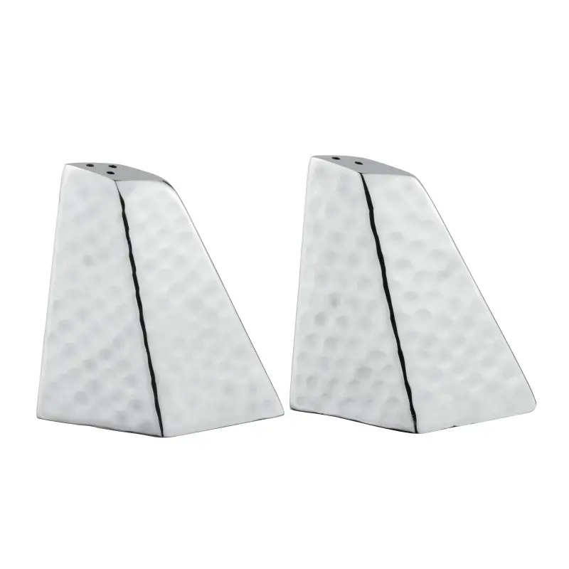 DW Haber Salt And Pepper Shaker Set Tear Drop Hammered Stainless Steel - Set of 6 DW Haber Salt And Pepper Shaker Set Tear Drop Hammered Stainless Steel - Set of 6