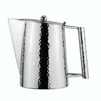 DW Haber Coffee Pot Tear Drop Hammered (2 qt) Stainless Steel