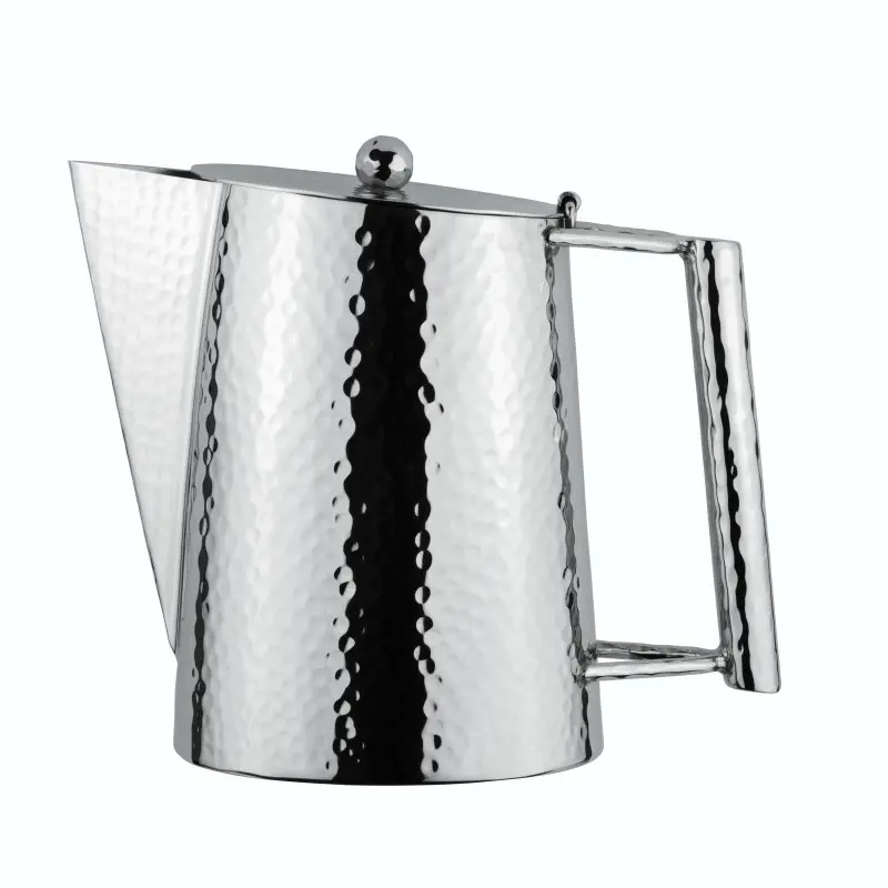DW Haber Coffee Pot Tear Drop Hammered (2 qt) Stainless Steel