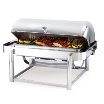DW Haber Chafer Tempo (8 qt) Rectangle Roll Top Stainless Steel