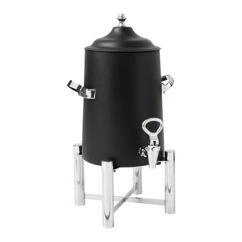 DW Haber Urn Tempo 3 Gal Black And Stainless Steel DW Haber Urn Tempo 3 Gal Black And Stainless Steel