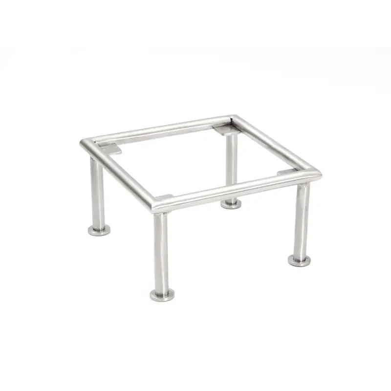 DW Haber Square Riser 6 in x 6 in x 4 in Stainless Steel DW Haber Square Riser 6 in x 6 in x 4 in Stainless Steel