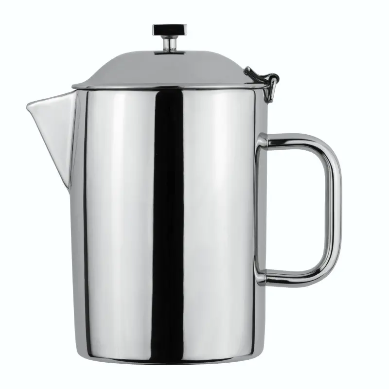 DW Haber Coffee Pot Tower insulated Short Spout (30 oz) Stainless Steel DW Haber Coffee Pot Tower insulated Short Spout (30 oz) Stainless Steel