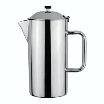 DW Haber Coffee Pot Tower insulated Short Spout (1 1/2 qt) Stainless Steel