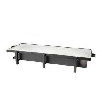 DW Haber Heater Stand Tower with Aluminum 40 in L x 14 in H Black