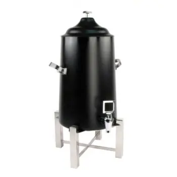 DW Haber Urn Tower 5 Gal Vacuum insulated Black And Stainless Steel