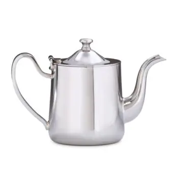DW Haber Tea Pot Tradition with Plain Handle (16 oz) Stainless Steel
