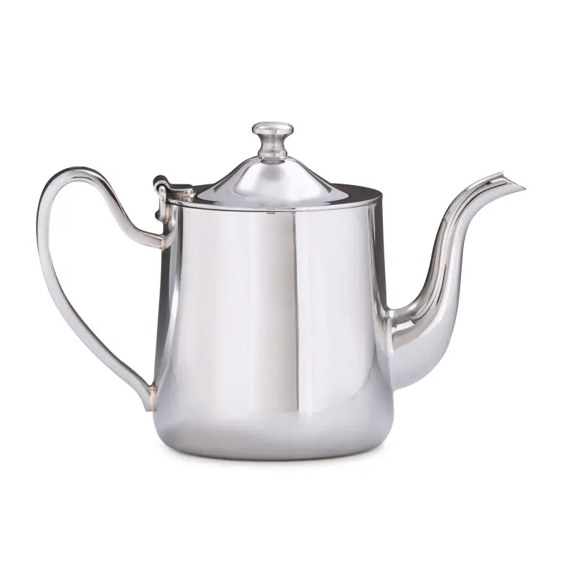 DW Haber Tea Pot Tradition with Plain Handle (16 oz) Stainless Steel