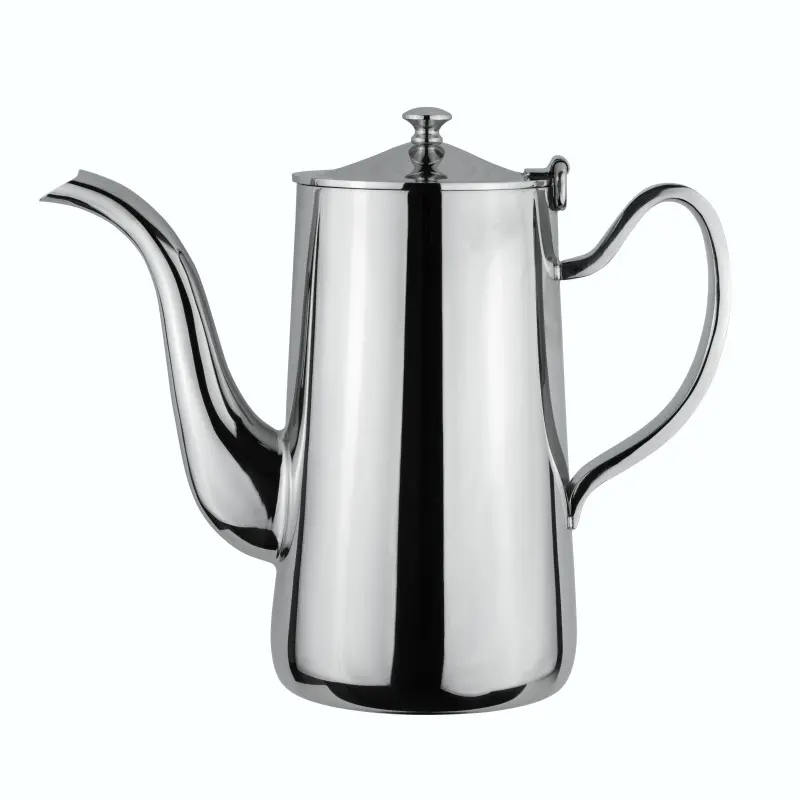 DW Haber Coffee Pot Tradition with Large Spout (2 qt) Stainless Steel