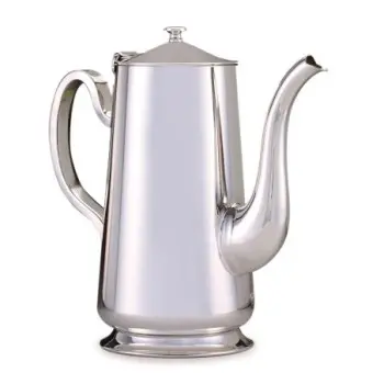 DW Haber Coffee Pot Tradition with Large Spout And Base (2 qt) Stainless Steel