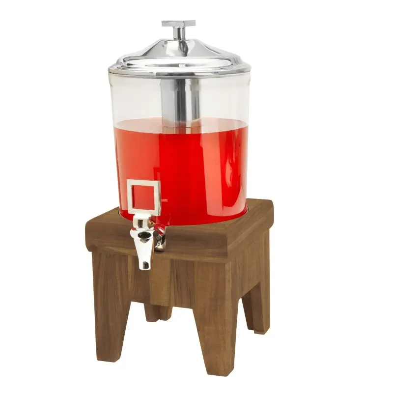 DW Haber Juicer Wood Base 7 1/2 qt Polycarbonate Body No Knob Teak DW Haber Juicer Wood Base 7 1/2 qt Polycarbonate Body No Knob Teak