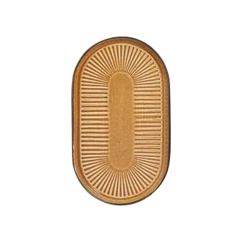 Porline Highlight Cinnamon Collection Sun Oval Platter 14 cm - Set of 36