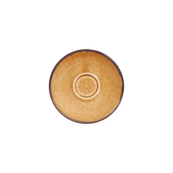 Porline Highlight Cinnamon Collection Saucer For Espresso Cup 12 cm - Set of 48