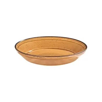 Porline Highlight Cinnamon Collection Deep Plate 19 cm - Set of 12
