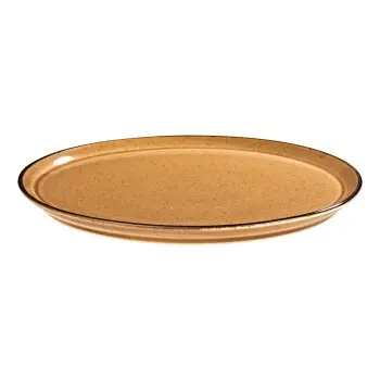 Porline Highlight Cinnamon Collection Flat Plate 21 cm - Set of 12