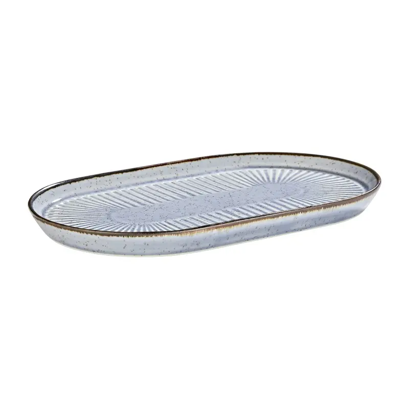 Porline highlight Breeze Collection Sun Oval Platter 24 cm - Set of 12 Porline highlight Breeze Collection Sun Oval Platter 24 cm - Set of 12