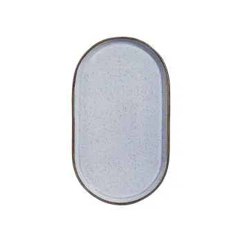 Porline highlight Breeze Collection Oval Platter 24 cm - Set of 12