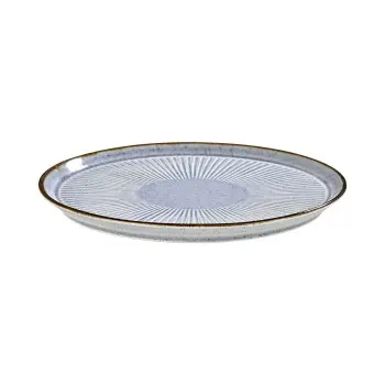 Porline highlight Breeze Collection Sun Flat Plate 21 cm - Set of 12