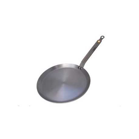 De Buyer 5615.24A De Buyer Round Iron Crepe Pan Mineral B Element- Ø 9 1/2'' Mineral B Element Cookware