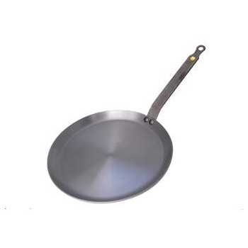 De Buyer Round Iron Crepe Pan Mineral B Element- Ø 10 1/4''