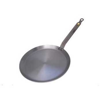 De Buyer 5615.30A De Buyer Round Iron Crepe Pan Mineral B Element- Ø 11 7/8'' Crepe Pans