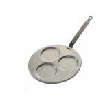 De Buyer Round Triblinis Iron Frypan Mineral B Element Ø 10 5/8'' - 3 Blinis Ø 4''