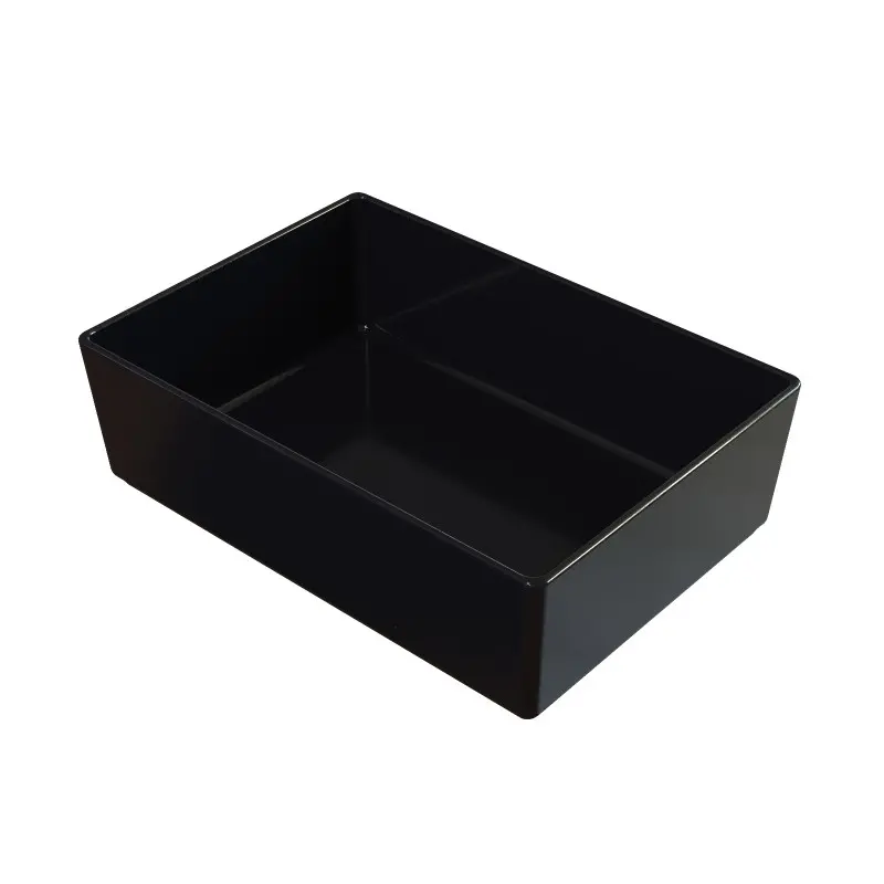 Tablecraft Contemporary Collection Straight-Sided Bowl 3 Qts 10"x7"x3.125" Black Nylon Coated Cast Aluminum
