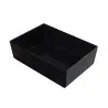 Tablecraft Contemporary Collection Straight-Sided Bowl 3 Qts 10"x7"x3.125" Black Nylon Coated Cast Aluminum