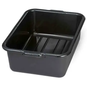 Tablecraft Tote Box 6 Gallon 21.5"x15.75"x7" - Polypropylene (PPC) - NSF - Set of 12