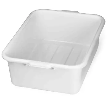Tablecraft Tote Box 6 Gallon 21.5"x15.75"x7" - Polyethylene (High Density Copolymer) - NSF - Set of 12