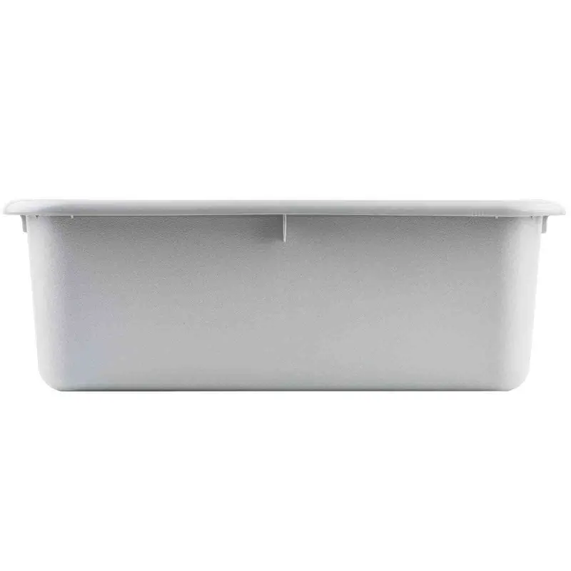 Tablecraft Tote Box 6 Gallon 21.5"x15.75"x7" - Polyethylene (High Density Copolymer) - NSF - Set of 12