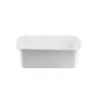 Tablecraft Tote Box 6 Gallon 21.5"x15.75"x7" - Polyethylene (High Density Copolymer) - NSF - Set of 12