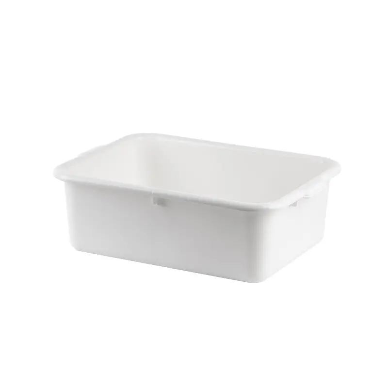Tablecraft Tote Box 6 Gallon 21.5"x15.75"x7" - Polyethylene (High Density Copolymer) - NSF - Set of 12