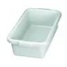Tablecraft Tote Box 4 Gallon Gray 20.75"x12"x6.125" - Polyethylene (High Density Copolymer) - NSF - Set of 12