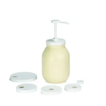 Tablecraft Economy Pump Kit 1 Ounce 8.25"x2"x15" - Polypro.(PP) - Incl. 11" Dip Tube - 38mm/89mm/110mm - NT110mm/160mm