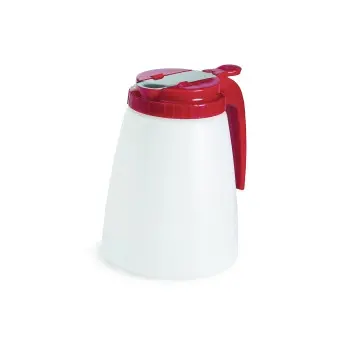 Tablecraft Dispenser 48 Oz. Red 5"x3.25"x7" - Polyethylene (HDPE) - Set of 6