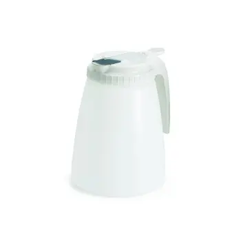 Tablecraft Dispenser 48 Oz. White 5"x3.25"x7" - Polyethylene (HDPE) - Set of 6