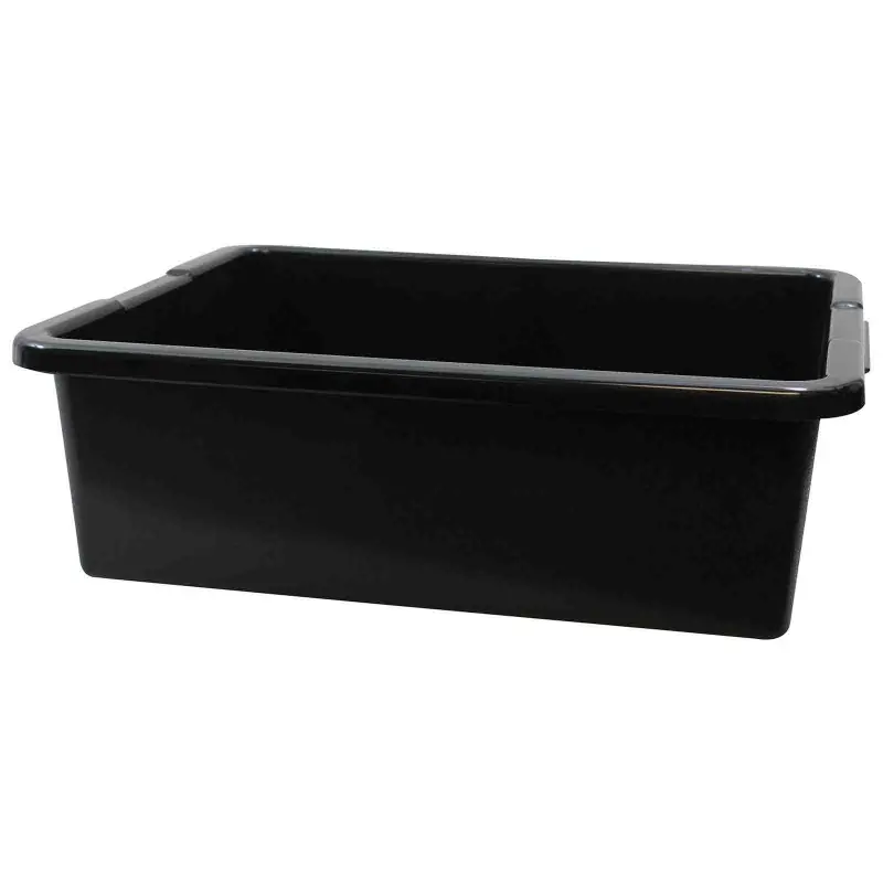Tablecraft Tote Box 7.5 Gallon 21"x17"x7" - Polyethylene (High Density Copolymer) - NSF - Set of 6