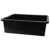 Tablecraft Tote Box 7.5 Gallon 21"x17"x7" - Polyethylene (High Density Copolymer) - NSF - Set of 6